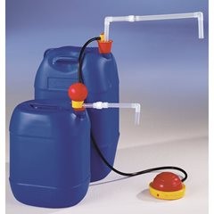 Kleingebinde-Pumpe, Edelstahl-Handpumpe, Tauchtiefe 900 mm.
