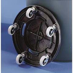 BRUTE® Fahrgestell für Mehrzweckbehälter, Bajonett-Verschluss, 5 Lenkrollen.