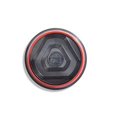 Rollhocker aus stabilem Stahlblech, Tragfähigkeit 150 kg, Höhe belastet 420 mm, rot, ab 10 Stk.