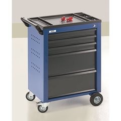 Werkzeugwagen, 5 Schubladen mit Einzelarretierung, HxBxT 930 x 630 x 410 mm, gelb.