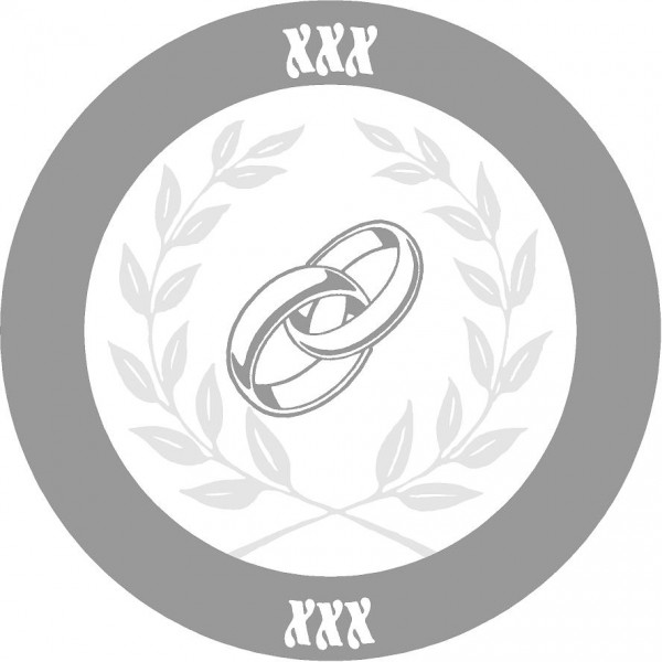 Hochzeitstag - eigener Text Dm. 480/1.5