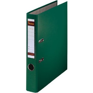 Ordner No.1, PP-kaschiert, Einsteckrückenschild, A4, 52 mm, grün