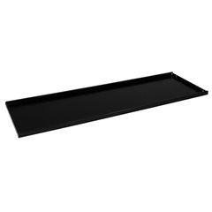 Fachboden, für Schrank-BxT 1200 x 420 mm, VE 2 Stk, graphitschwarz RAL 9011.