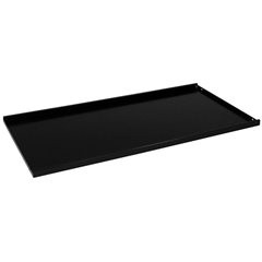 Fachboden, HxBxT 25 x 945 x 444 mm, VE 2 Stk, graphitschwarz RAL 9011.
