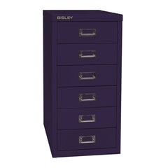 MultiDrawer™ 29er Serie, DIN A4, 6 Schubladen, oxfordblau.