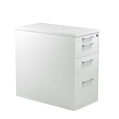 Schubladencontainer mit Sockel, Höhe 720 mm, 2 Materialschübe, 1 Hängeregistratur, lichtgrau / licht