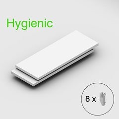 Fachboden, für Hygiene-Steckregal, VE 2 Stk, BxT 1215 x 450 mm.