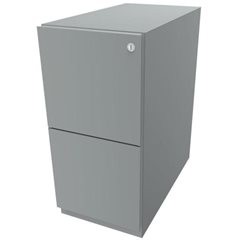 Rollcontainer Note™, mit 2 Hängeregistraturen, HxB 645 x 300 mm, gelb.