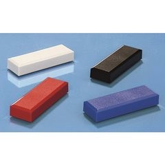 Rechteckmagnete, VE 60 Stk, LxB 53 x 18 mm, Haftkraft 1 kg, farbig sortiert, weiß, rot, blau, schwar