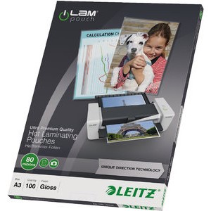 Laminiertasche iLAM UDT, A3, 0,08 mm, farblos, glänzend
