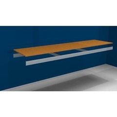 Zusatzfachebene, mit Traversen und Spanplatte, BxT 2500 (2 x 1250 mm) x 600 mm.