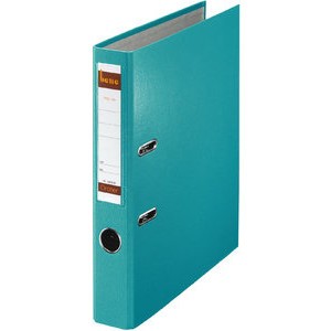 Ordner No.1, PP-kaschiert, Einsteckrückenschild, A4, 52 mm, türkis