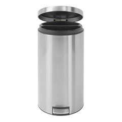 Tretabfallsammler, Volumen 40 l, BxHxT 490 x 685 x 370 mm, Edelstahl, matt.