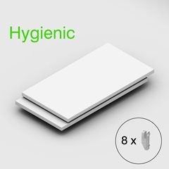 Fachboden, für Hygiene-Steckregal, VE 2 Stk, BxT 1215 x 650 mm.