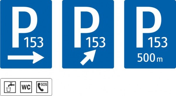 Parkplatzbeschilderung Autobahn | Alform Ausführung