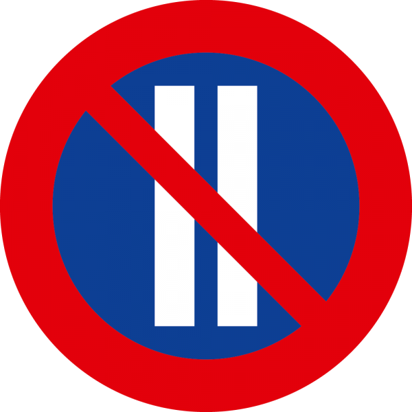 §52/13c Parken an geraden Tagen verboten flach Scotchlite Typ1 | Flach