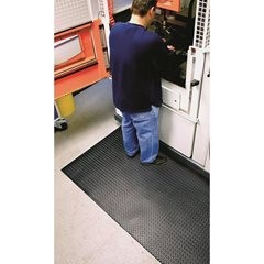 Anti-Ermüdungsmatte Orthomat® Diamond, Breite 900 mm, schwarz, pro lfd. m.