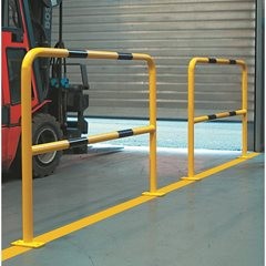 Schutzbügel, Stahl, Ø 48 mm, zum Aufdübeln, Breite 1500 mm, kunststoffbeschichtet.