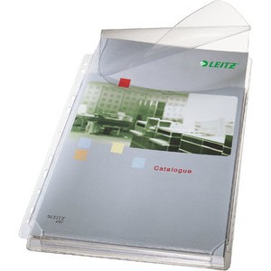 Prospekthülle Maxi, mit Klappe, PVC-Weichfol., A4, 0,17mm, gen.