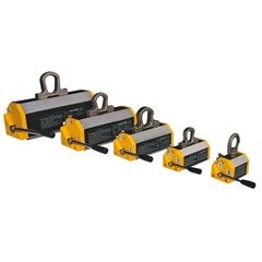 Permanent-Hebemagnet, für Flach- und Rundmaterial, Hebekraft 2000 kg Flachmaterial, 800 kg Rundmater