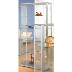 Design-Vitrine, Rechteck-Ausführung, HxBxT 1800 x 820 x 420 mm, ohne Beleuchtung.
