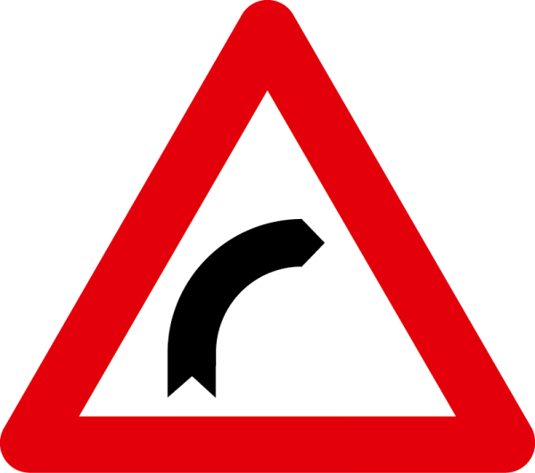 §50/2a Rechtskurve URP I Scotchlite Typ1 | Umrandungsprofil I