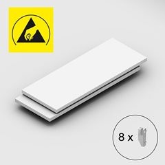 Fachboden, extra, für ESD-Steckregal, VE 2 Stk, Fachbodenbreite 1300 mm, Fachbod