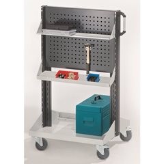 Werkzeug- und Materialwagen, Gesamttragkraft 200 kg, anthrazitgrau RAL 7016.