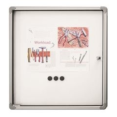 Schaukasten SP, weiß, Kapazität 6 x DIN A4.
