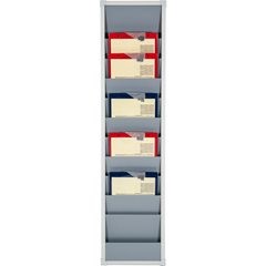 Planungstafel, Standard-Ausführung, 10 Schienen, Breite 315 mm.