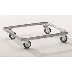 Fahrgestell für Stapelkorb, verzinkt, LxB 530 x 420 mm.