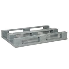 Vielzweck-Kunststoffpalette, mit Stahleinlage, LxBxH 1200 x 800 x 150 mm, ab 1 Stück.
