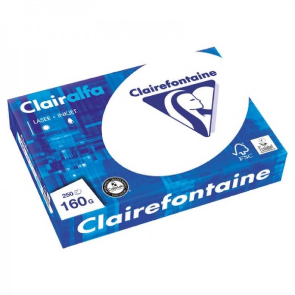 Clairefontaine Multifunktionspapier DIN A4 160g weiß 250 Bl./Pack.