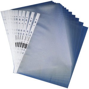 Prospekthülle, Economy, PP, o.off., Euroloch., A4, 0,055mm, tr, gen.