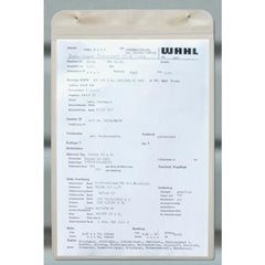 Einstecktasche, magnetisch, mit Magnetstreifen, für Papierformat DIN A4, HxB 310 x 220 mm, Hochforma