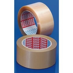 PVC-Packband, tesapack® 4124 Premium, VE 36 Rollen, transparent, Bandbreite 50 mm.