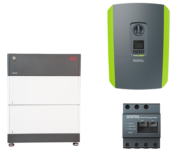B-Box HVS 5.1 + Plenticore Plus 10 G2 | HV storage system, 5.12 kWh, BCU 2.0, 3-phase