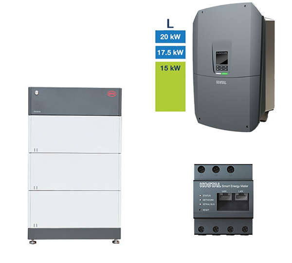 B-Box HVM 8.3 + Plenticore L G3 | HV-System, 15,0-20,0 kW, 8,28 kWh, BCU 2.0, 3-ph