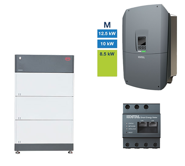 B-Box HVS 7.7 + Plenticore M G3 | HV-System, 8,5-12,5 kW, 7,68 kWh, BCU 2.0, 3-ph