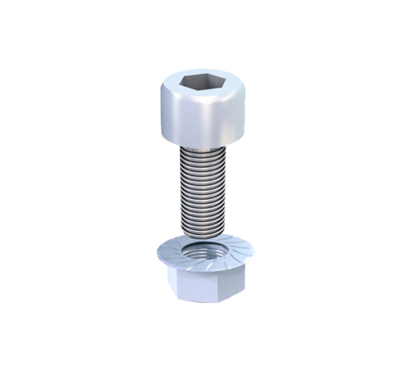 RF SET TRIANGLE | fixing set, triangle - hanger bolt