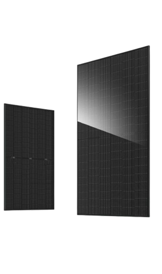 JAM60D41-500/LB + BLACK | Module bi-verre bifacial 500Wc - 120 demi-cellules