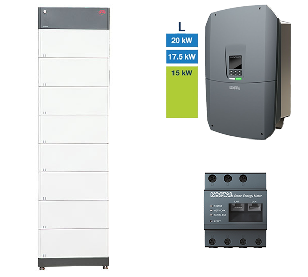 B-Box HVM 22.1 + Plenticore L G3 | HV system, 15.0-20.0 kW, 22.08 kWh, BCU 2.0, 3-ph