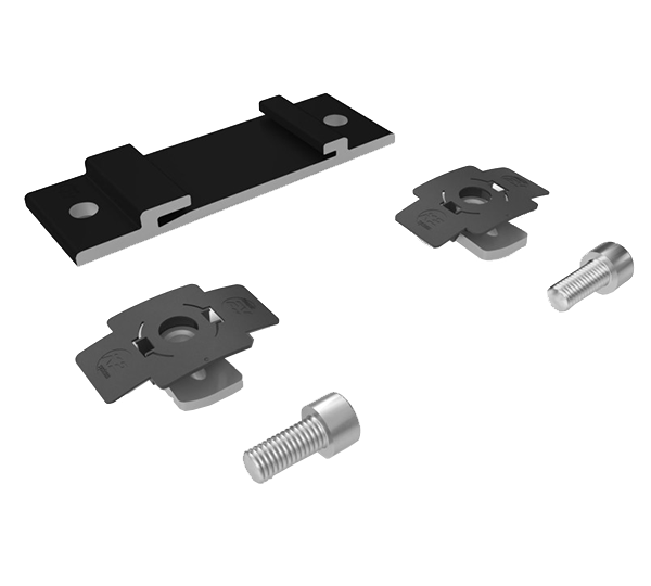 InsertionRail 2.0 Kreuzverbinder schwarz | Verbinder Basisschiene - Insertion Rail 2.0