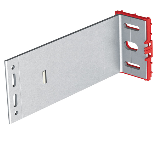 FacadeRail bracket, 280mm, variant M | Mounting bracket, aluminum, width 80mm