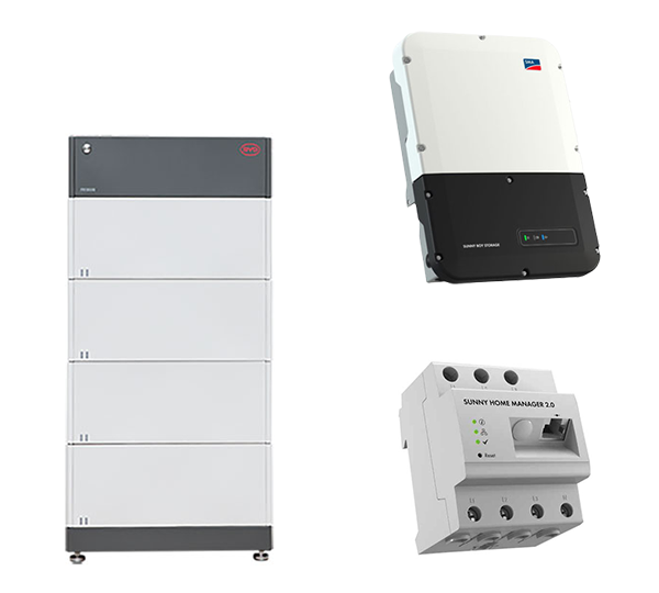 B-Box HVS 7.7 + SB Storage 3.7 (ohne Wifi) | HV-Speichersystem, 7,68 kWh, BCU 2.0, 1-phasig