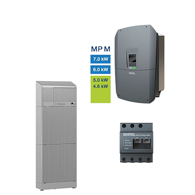 VARTA.wall 10 + Plenticore MP G3 M | HV-System, 5,0*-7,0 kW, 10,0 kWh nutzbar, 1-phasig