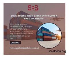Bulk Buying from China with Supply Base Solutions