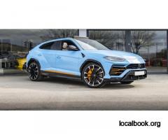 Hire Lamborghini Urus Sky Blue