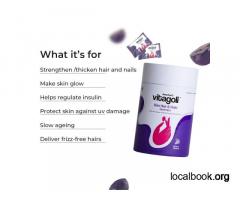 Vitagoli Hair Skin and Nails Vitamins Gummies by Arechar Nutra