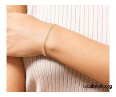 Gold plated bracelets for women - 3